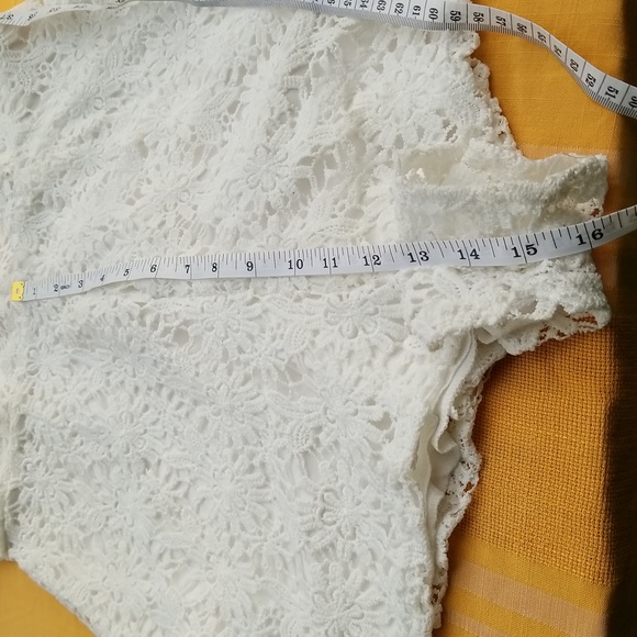 White Lace Halter Romper - Picture 11 of 11
